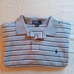 Striped Polo Tee XXL